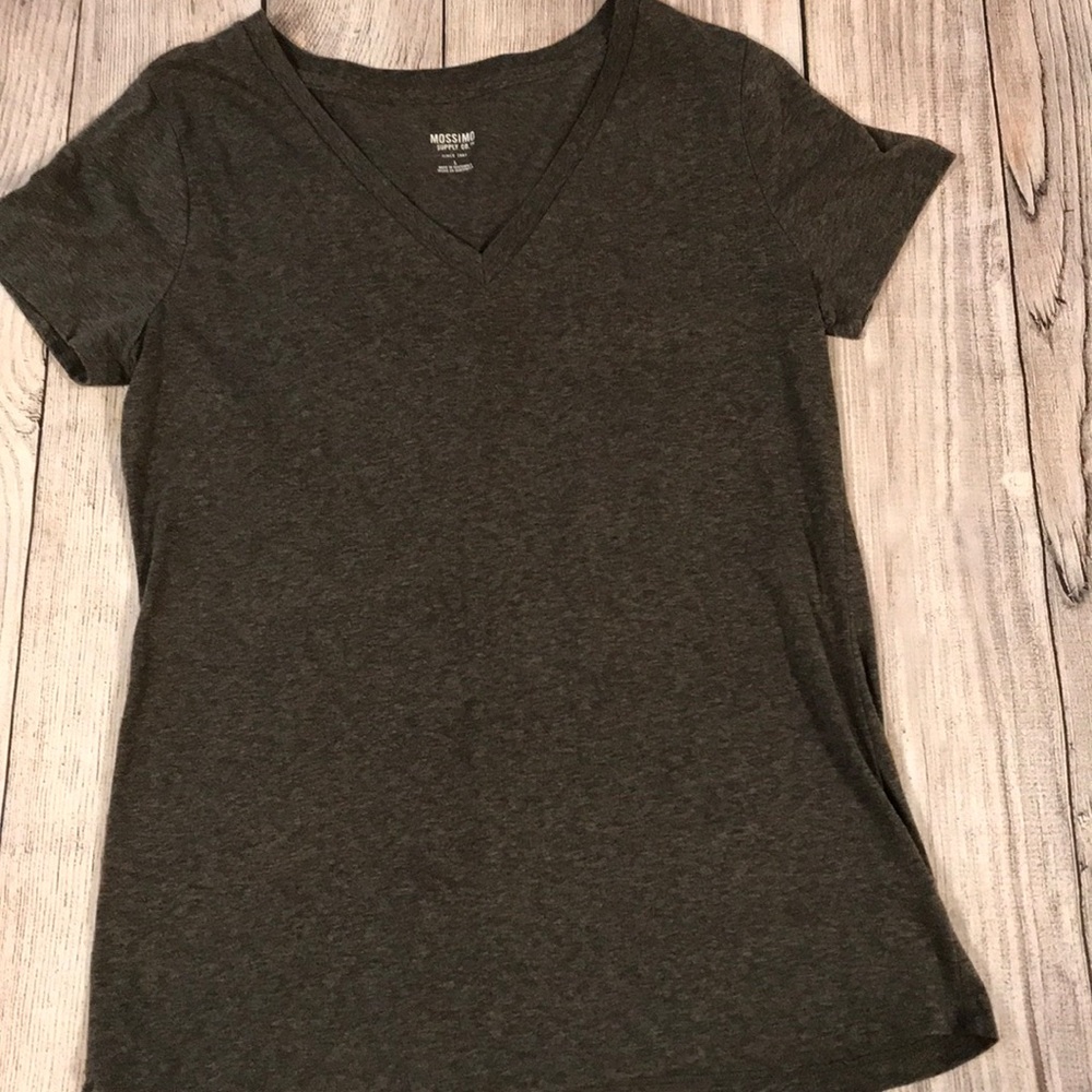 Heather olive Mossimo top
